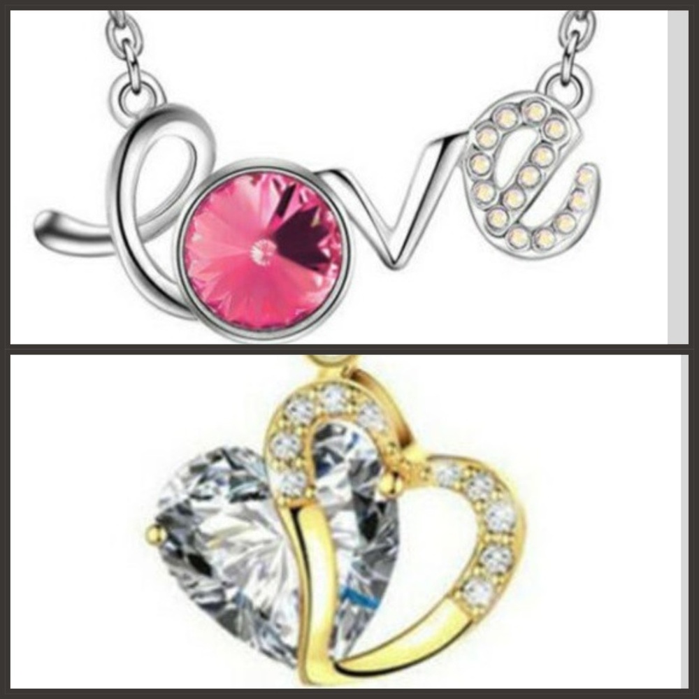 Two Love Necklaces NWT-